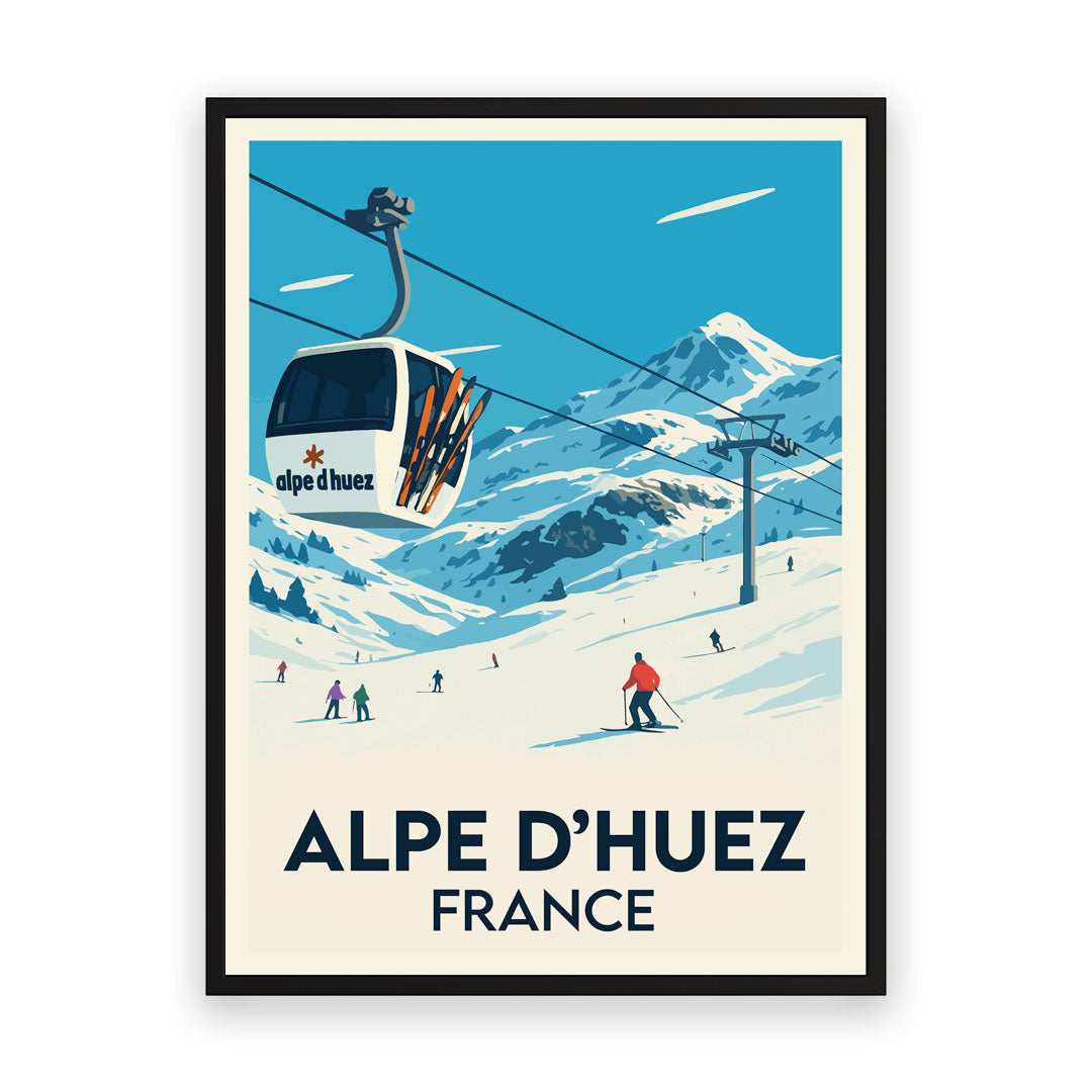 Alpe D'Huez Frankreich Kunstdruck