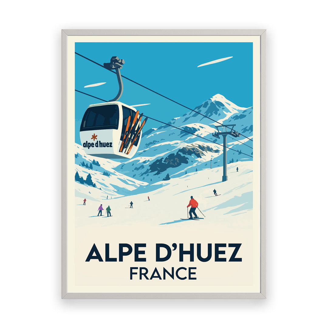 Alpe D'Huez Frankreich Kunstdruck