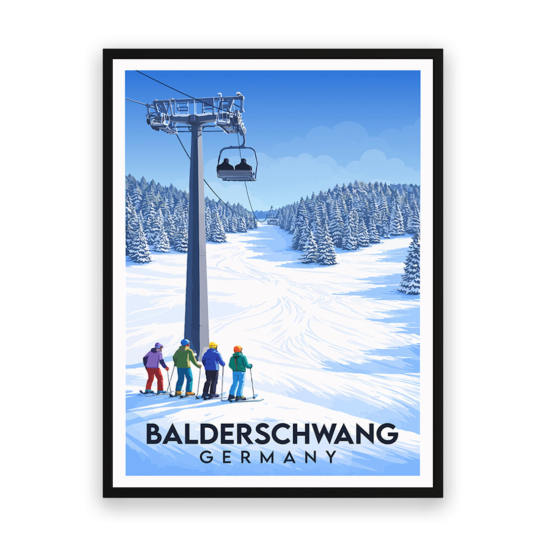 Balderschwang 2 Deutschland Kunstdruck