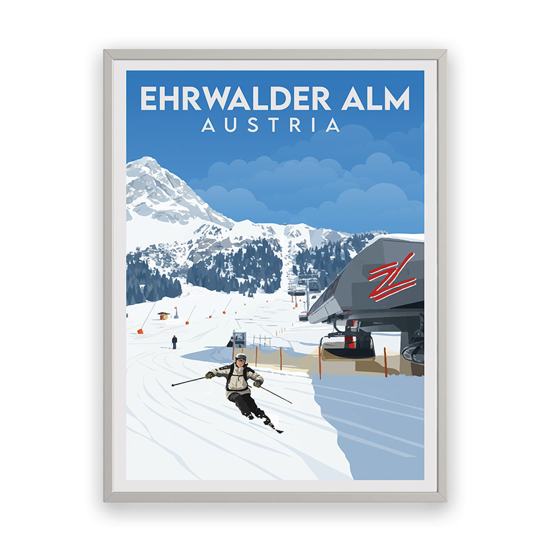 Ehrwalder Alm Österreich Kunstdruck