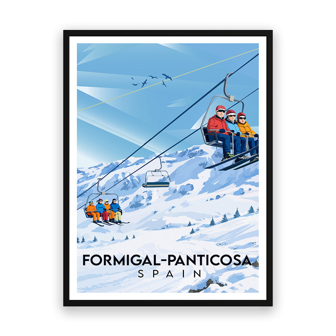 Formigal-Panticosa Spanien Kunstdruck