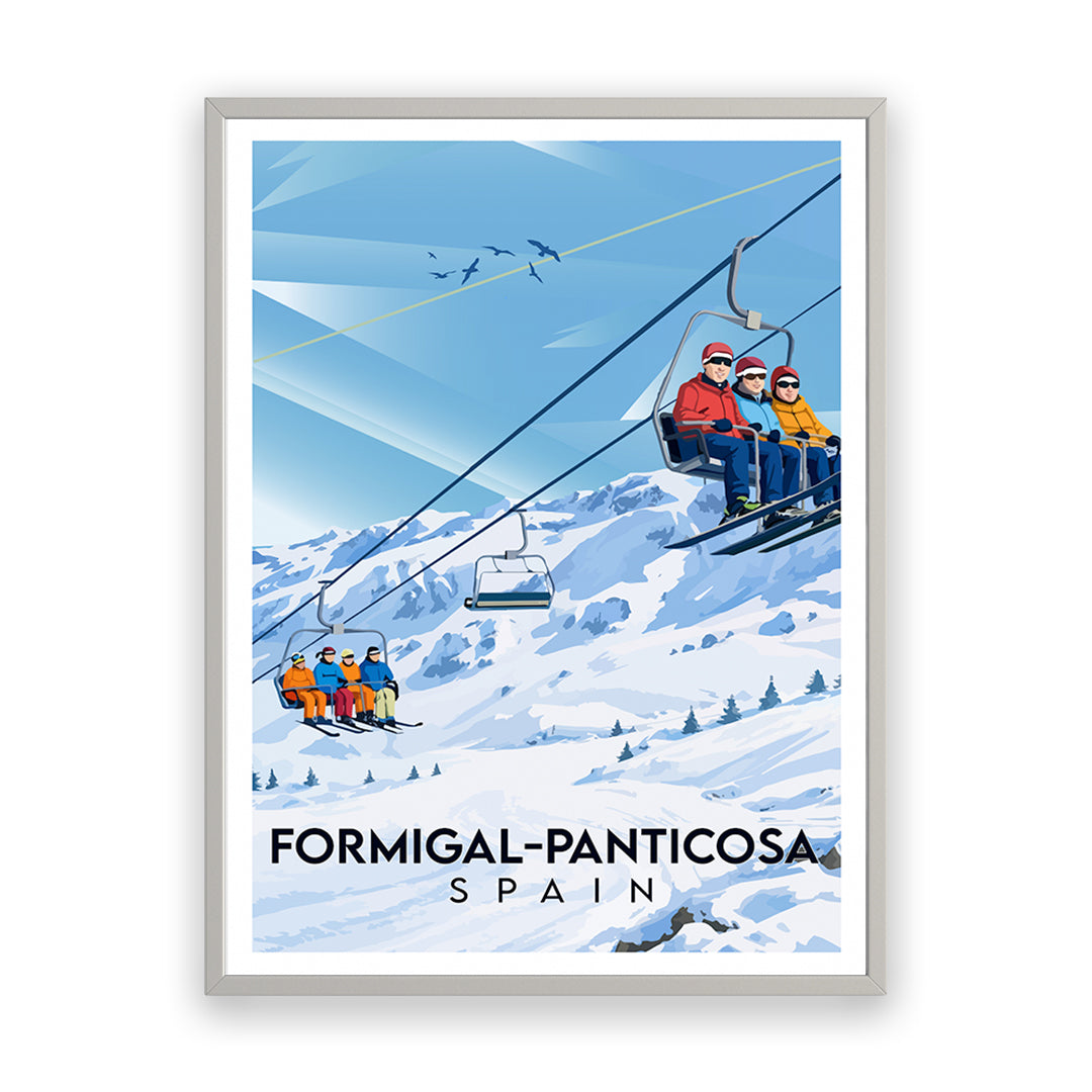 Formigal-Panticosa Spanien Kunstdruck