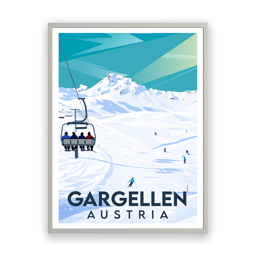 Gargellen Österreich Kunstdruck