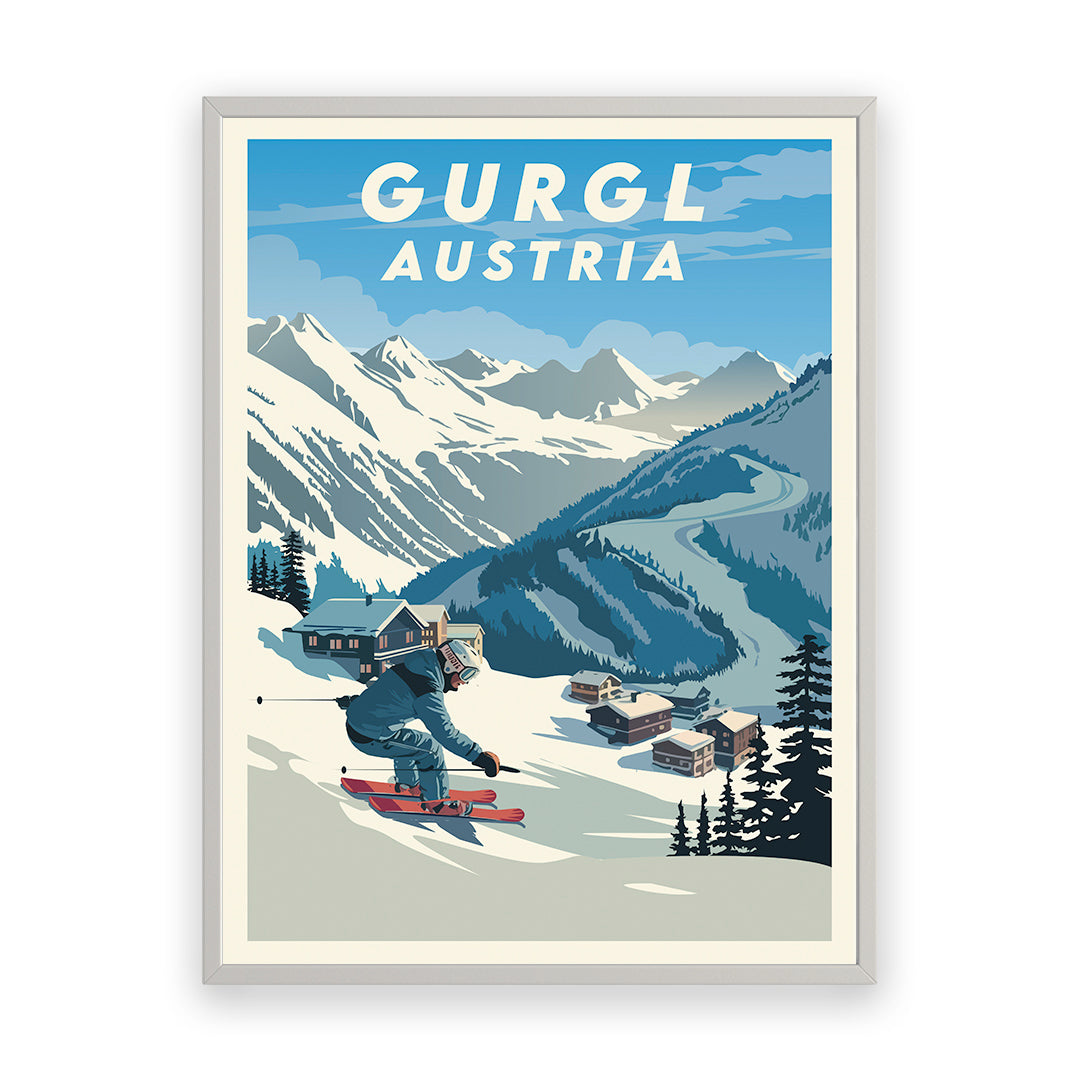 Gurgl Österreich Kunstdruck