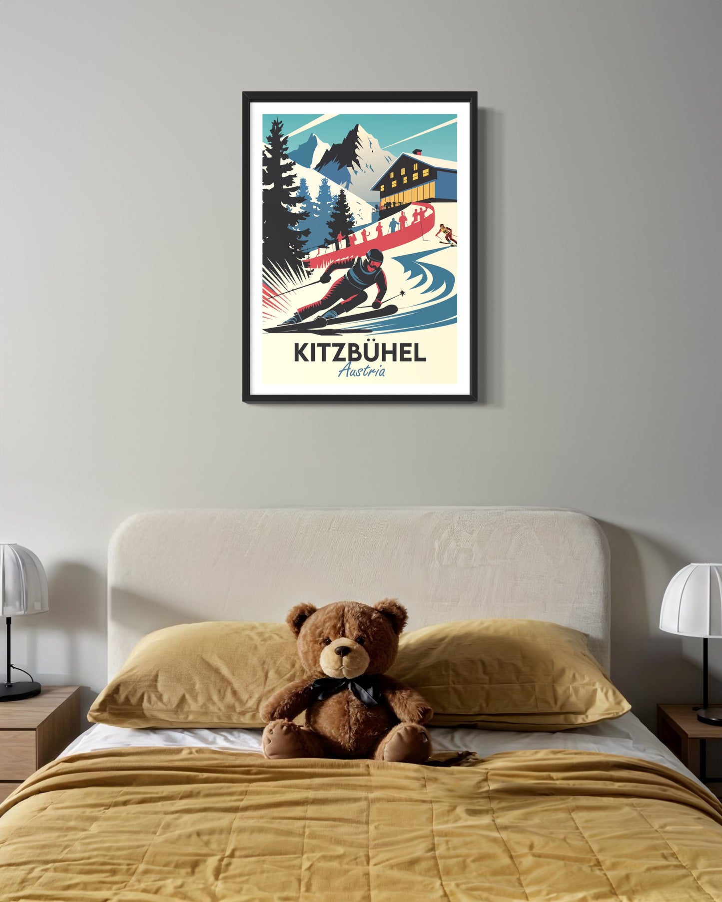 Kitzbühel Österreich Kunstdruck