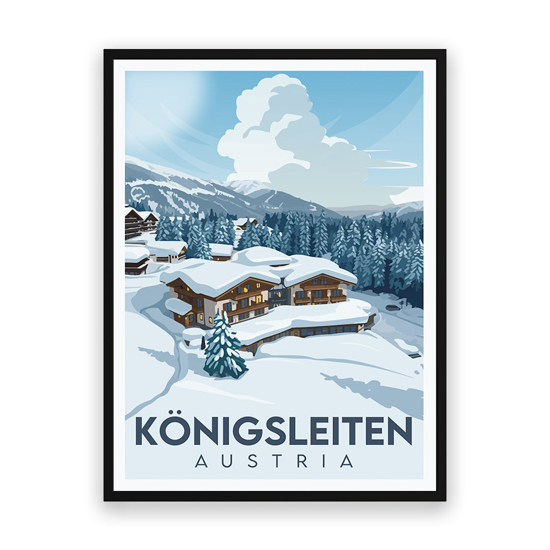 Königsleiten 2 Österreich Kunstdruck