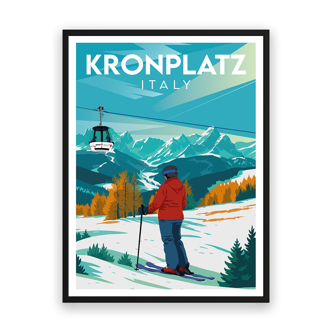 Kronplatz Italien Kunstdruck