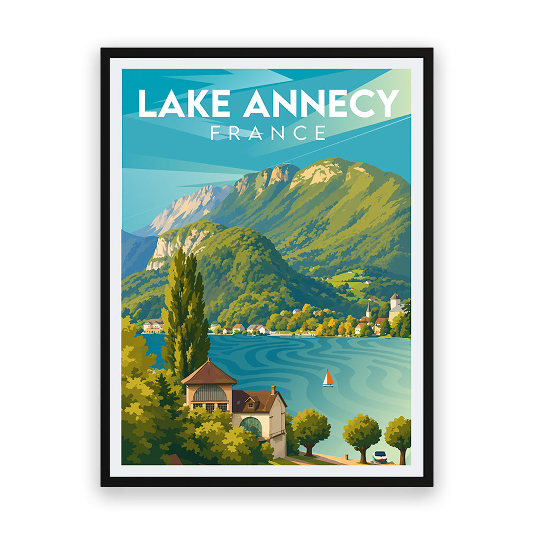 Annecy Frankreich Kunstdruck