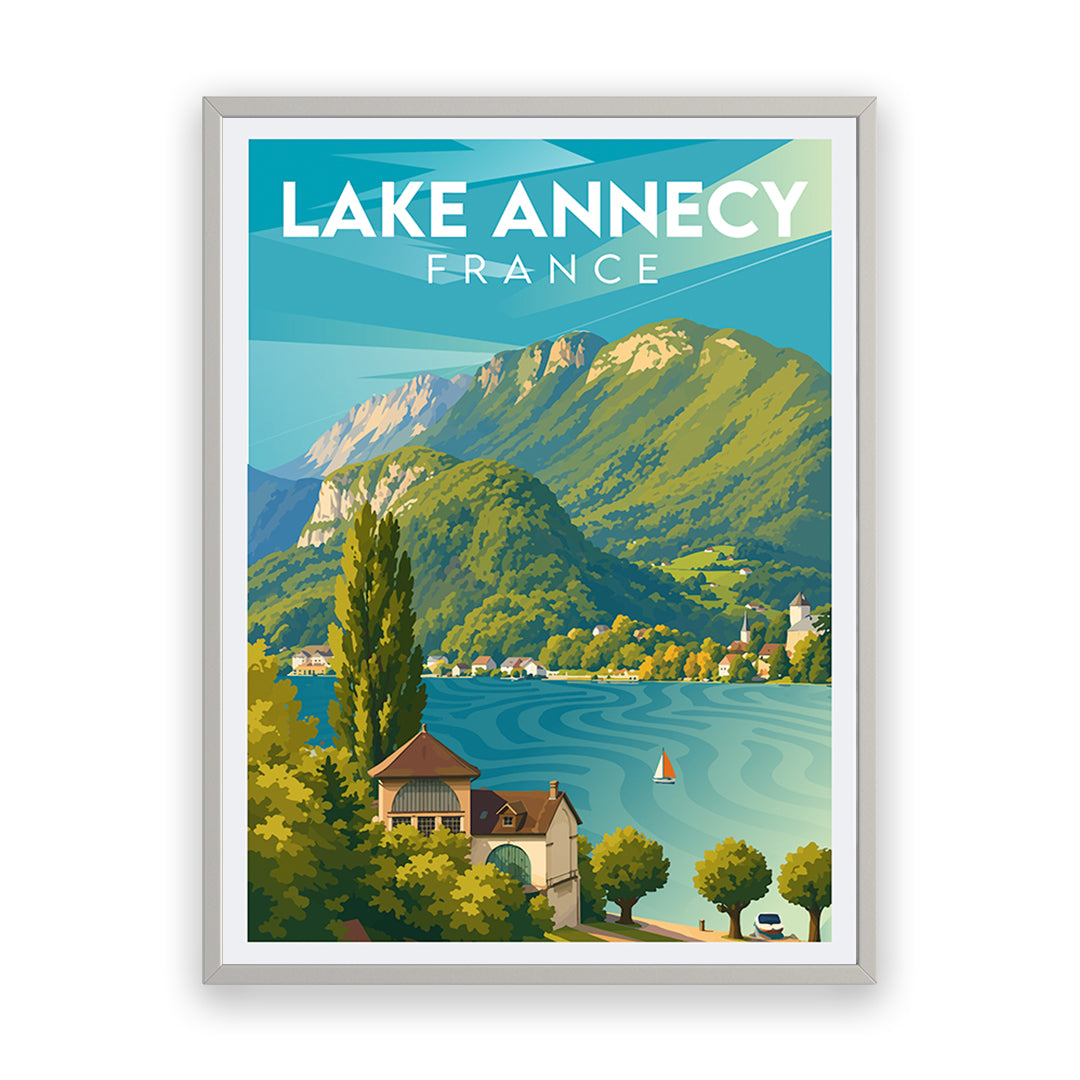 Annecy Frankreich Kunstdruck