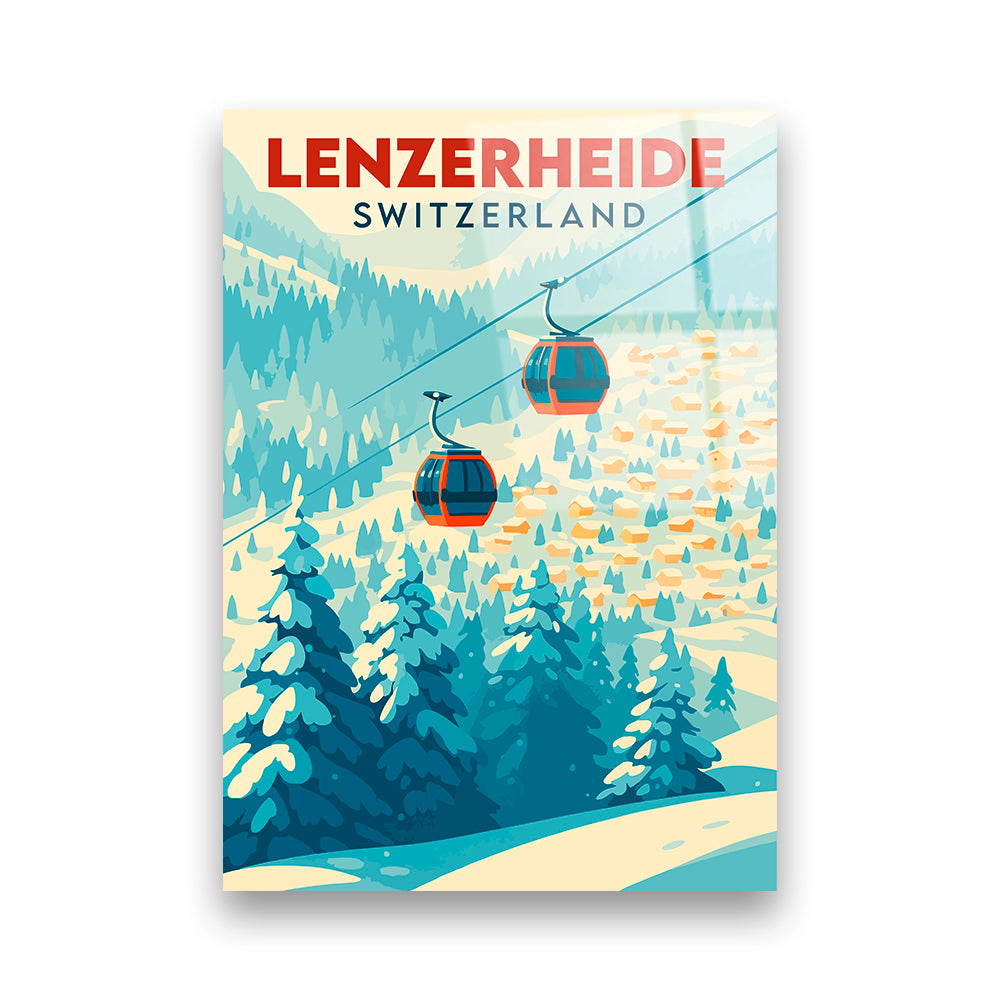 Lenzerheide Schweiz Acryldruck