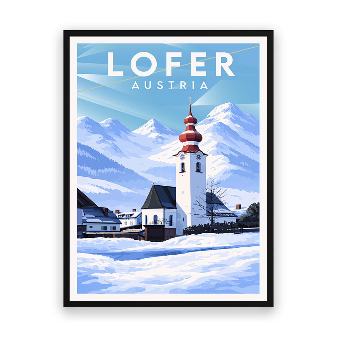 Lofer Österreich Kunstdruck