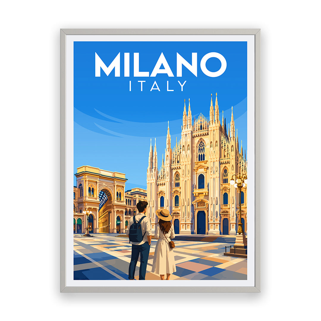 Mailand Italien Kunstdruck
