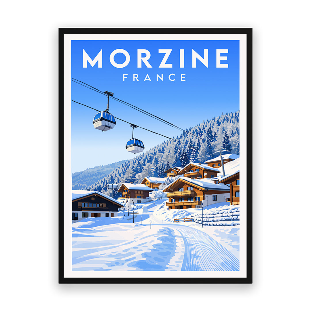 Morzine Frankreich Kunstdruck