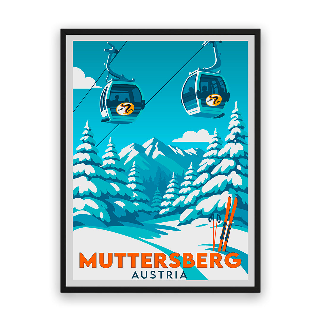 Muttersberg Österreich Kunstdruck