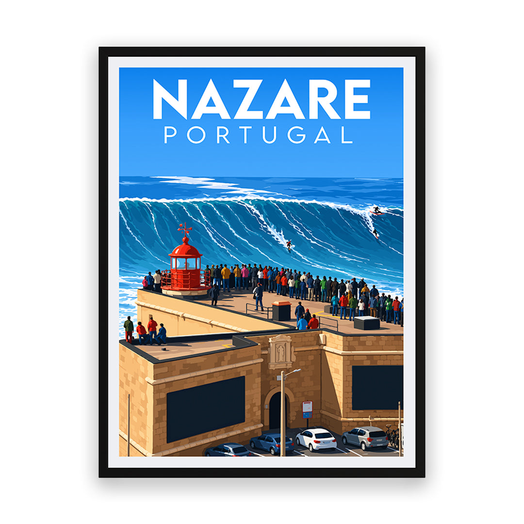 Nazaré Portugal Kunstdruck