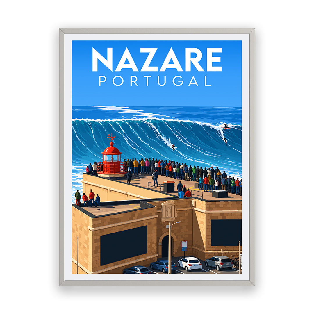 Nazaré Portugal Kunstdruck