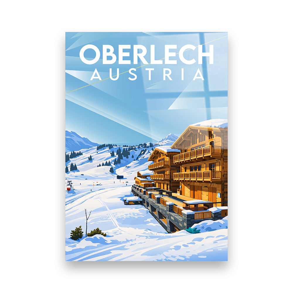 Oberlech Österreich Acryldruck