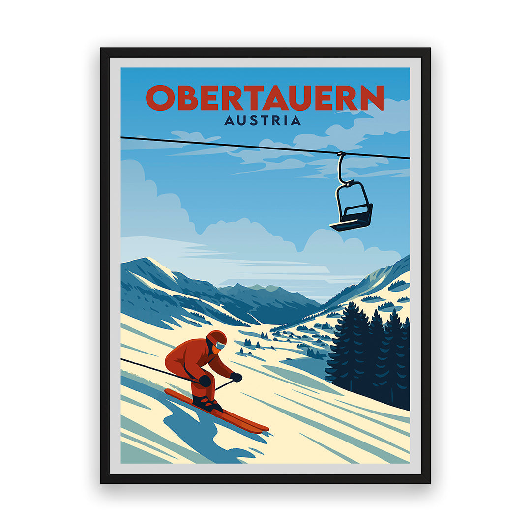 Obertauern Deutschland Kunstdruck