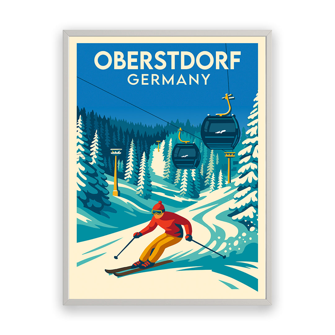 Oberstdorf Deutschland Kunstdruck