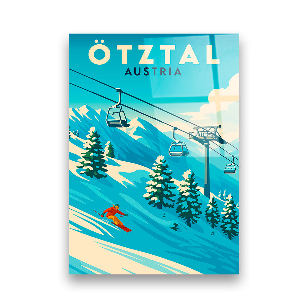 Ötztal Österreich Acryldruck