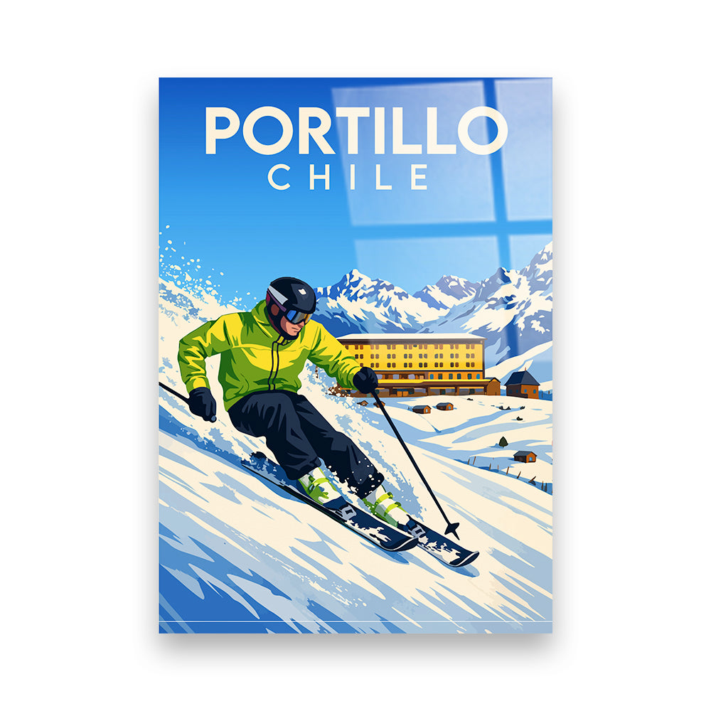 Portillo Chile Acryldruck