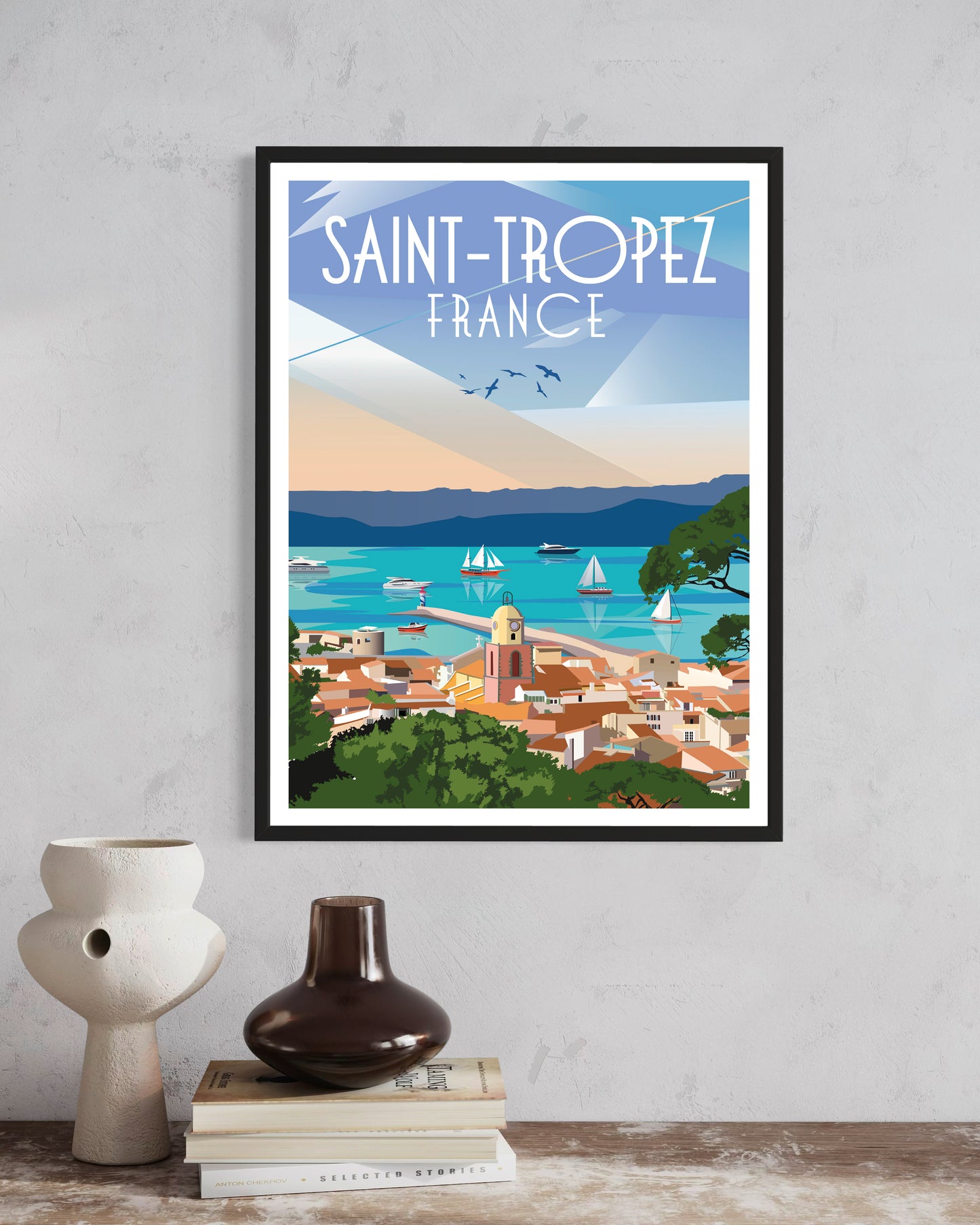 Saint-Tropez Frankreich Kunstdruck