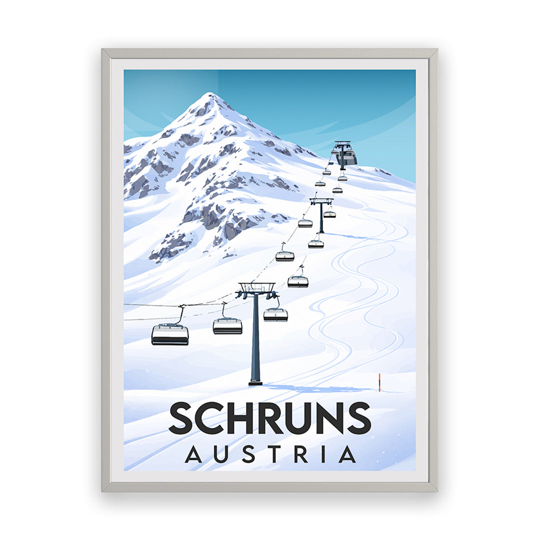 Schruns Österreich Kunstdruck