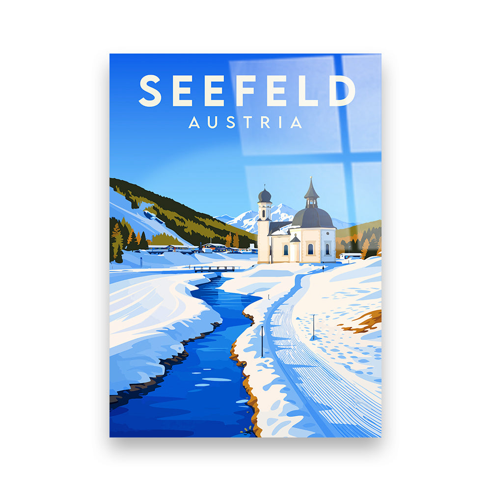Seefeld Österreich Acryldruck