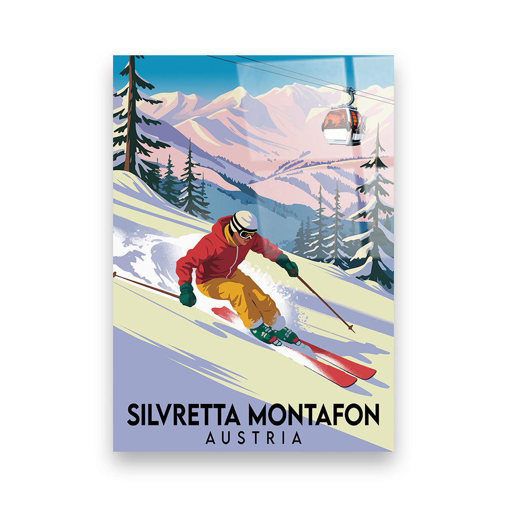 Silvretta Montafon Austria Acrylic print