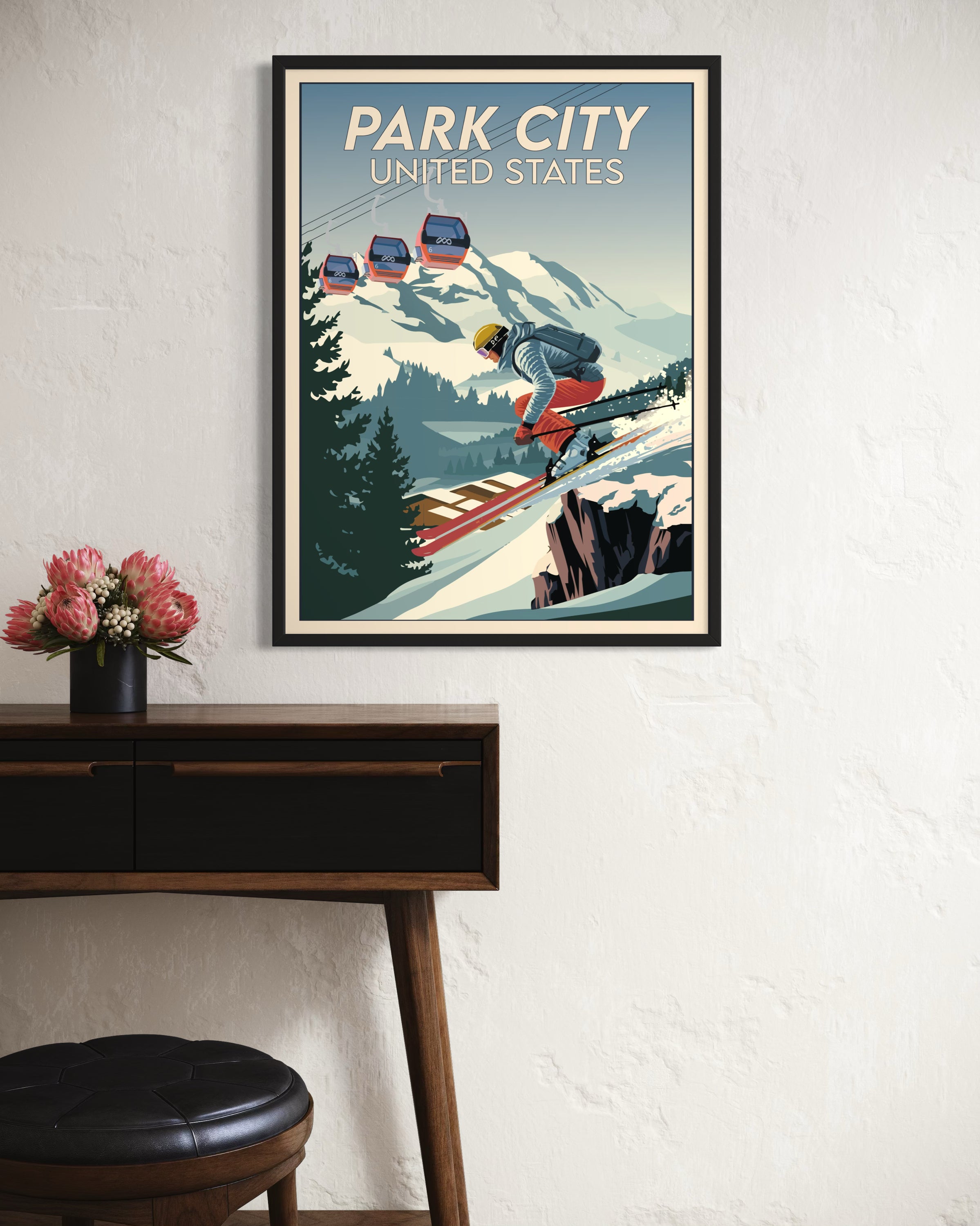 Park City USA Kunstdruck