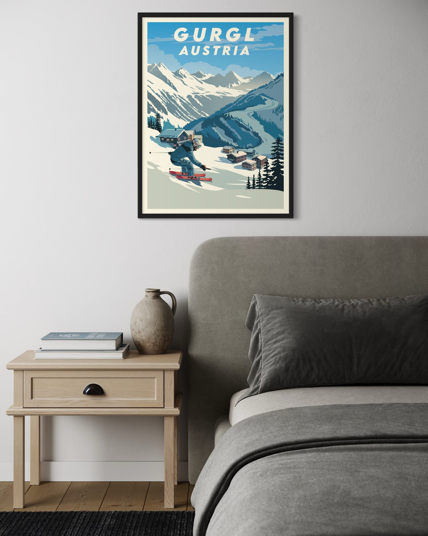 Gurgl Österreich Kunstdruck