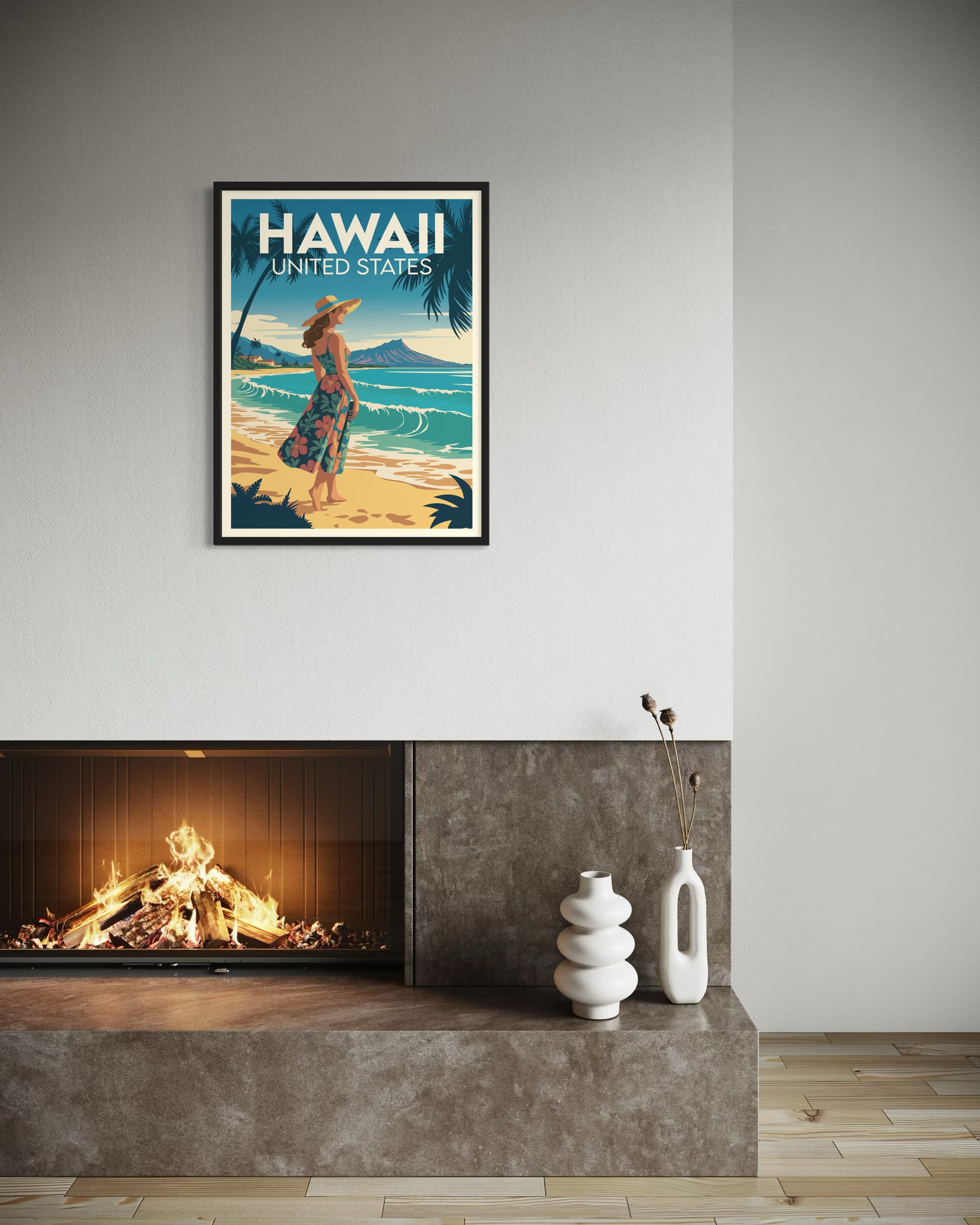 Hawaii USA Kunstdruck