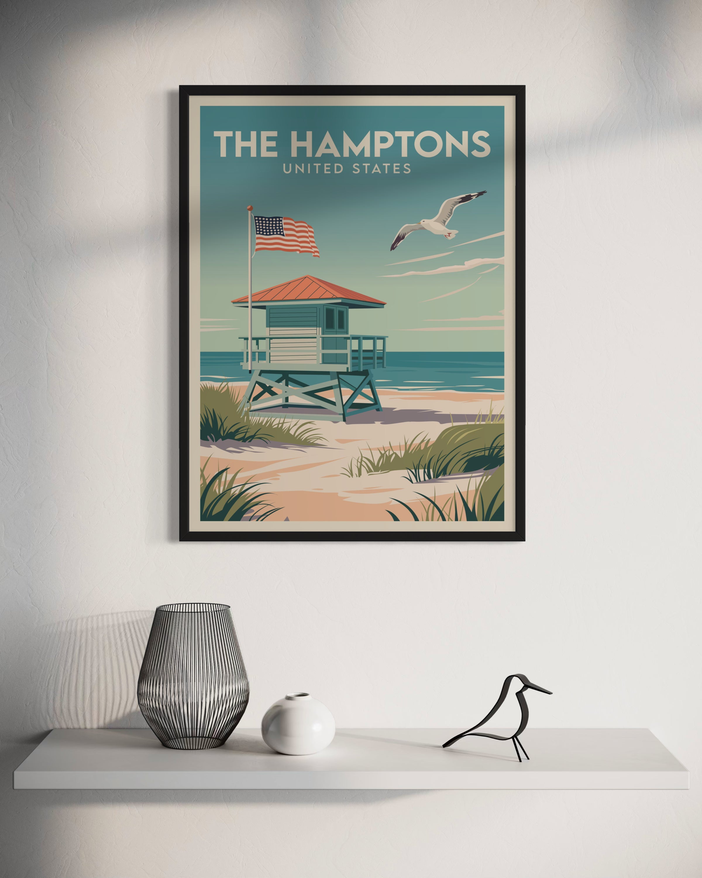 The Hamptons USA Kunstdruck