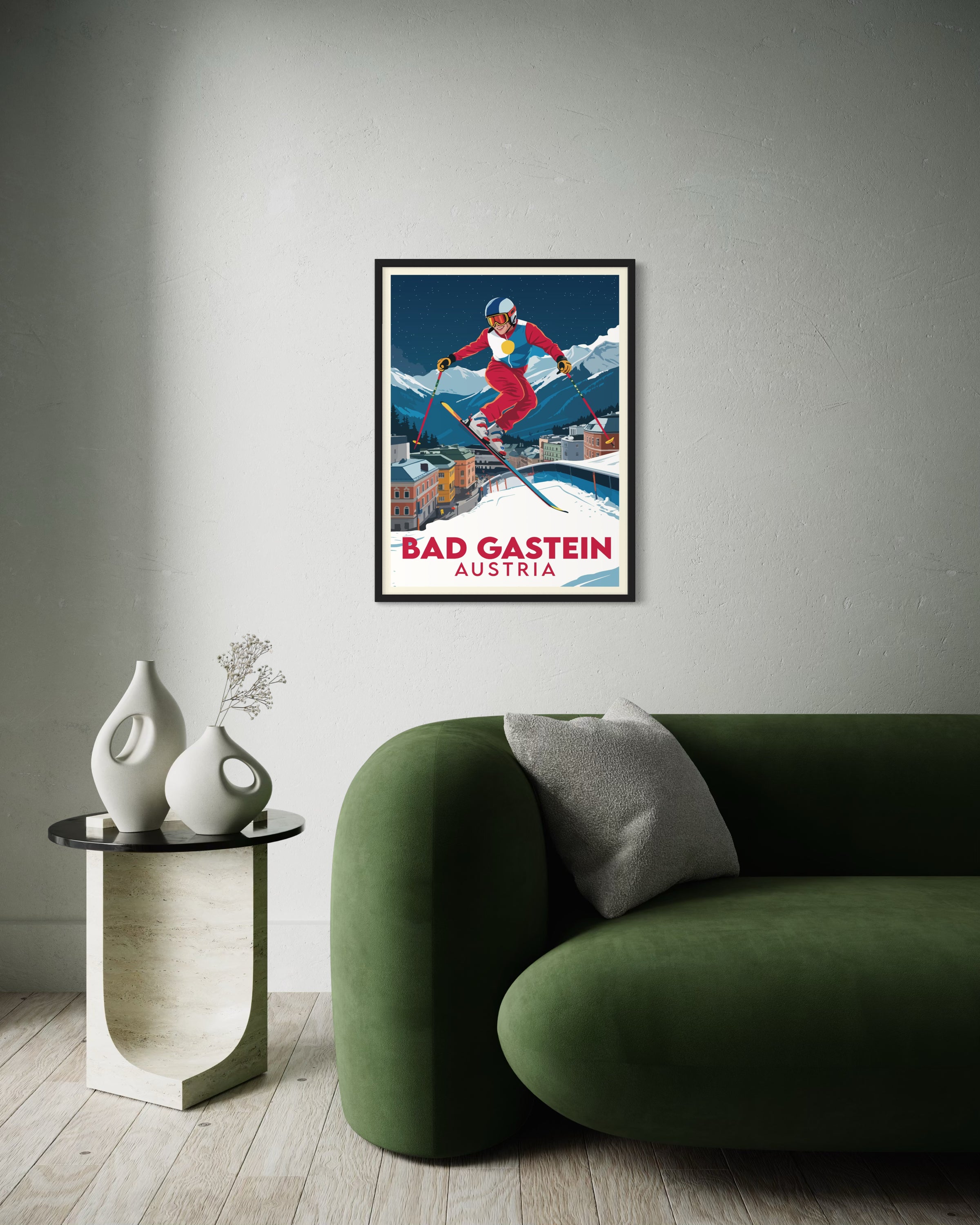 Bad Gastein Österreich Kunstdruck