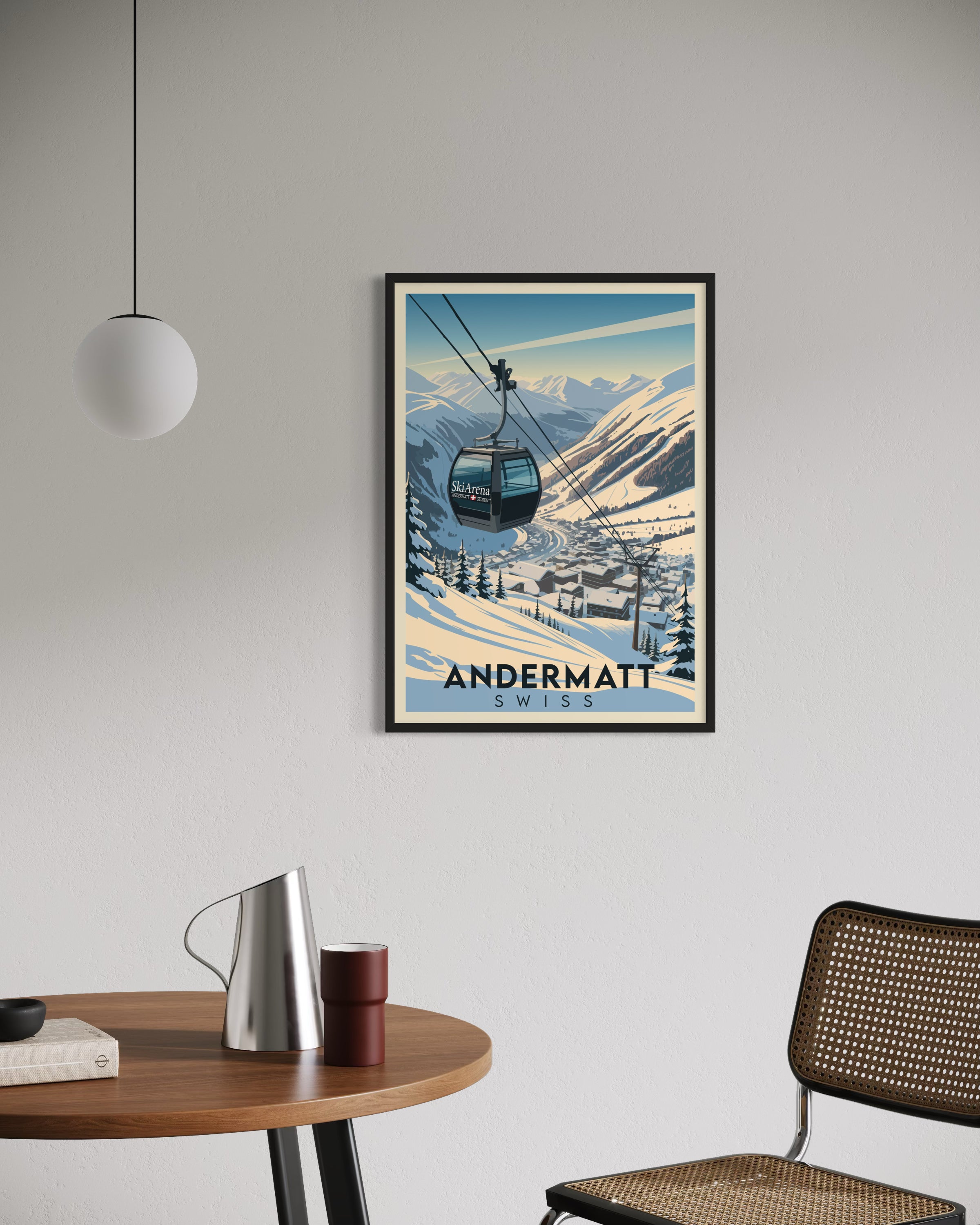 Andermatt Schweiz Kunstdruck