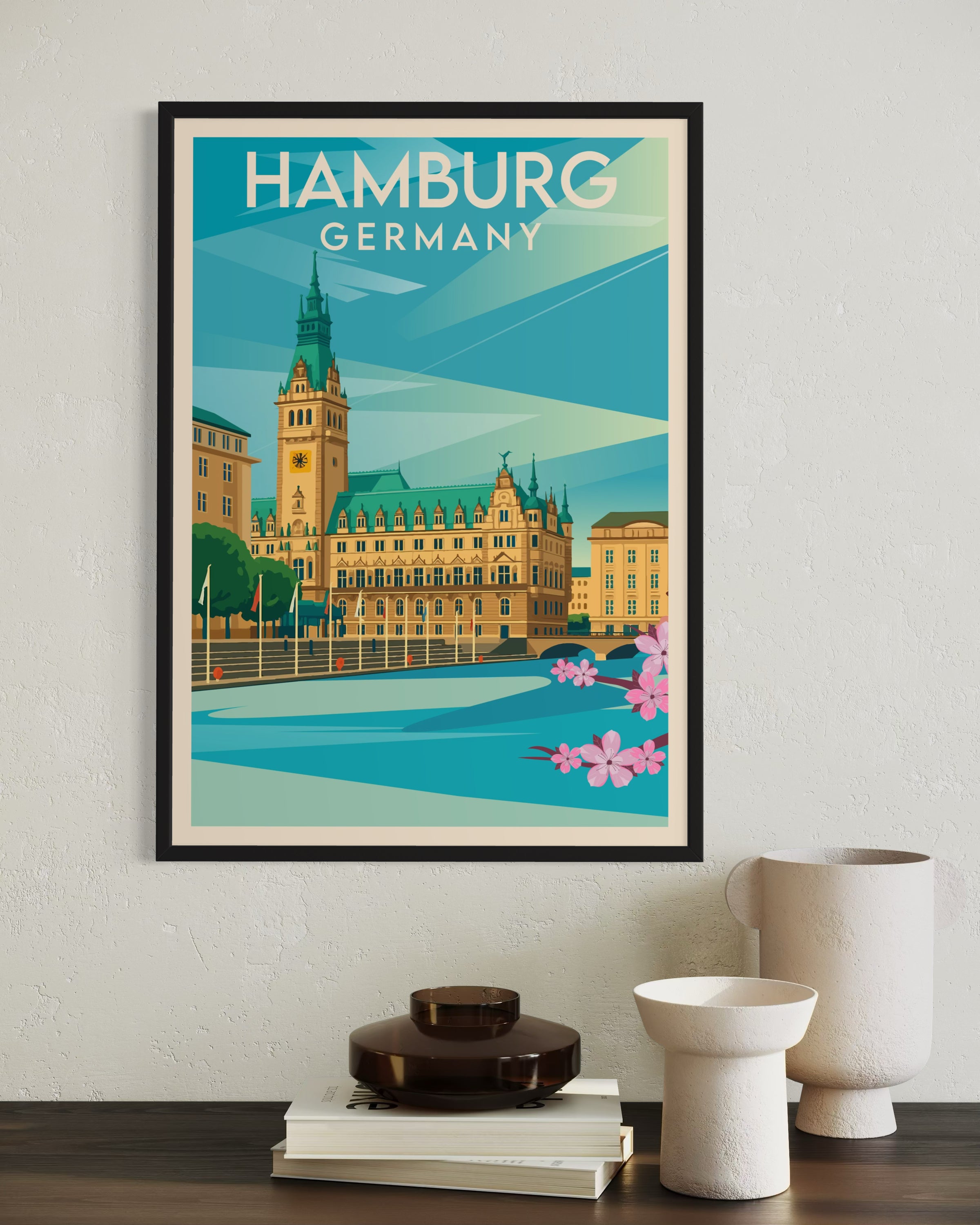 Amburgo, Germania, stampa artistica