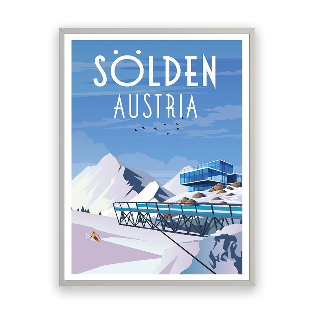 Stampa artistica di Sölden Austria