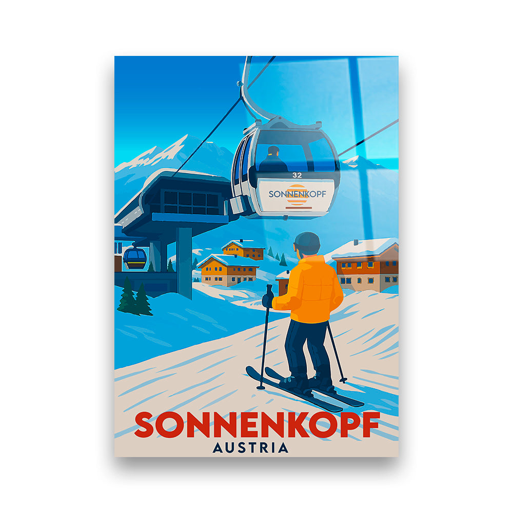 Sonnenkopf Österreich Acryldruck