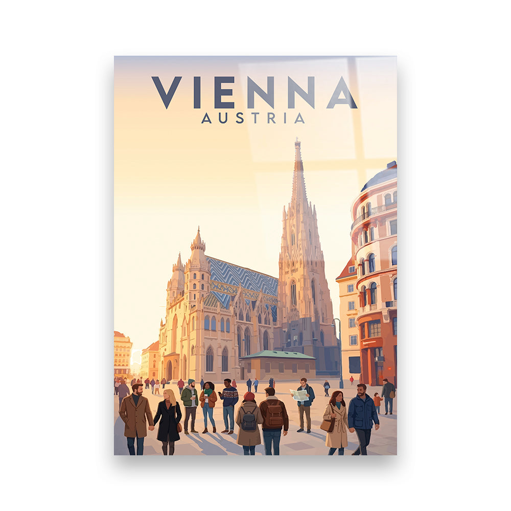 Wien Österreich Acryldruck