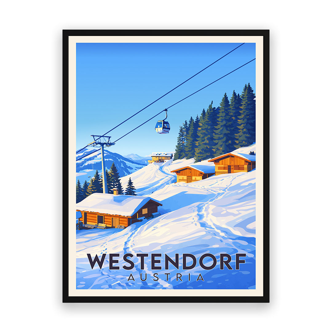 Westendorf Österreich Kunstdruck