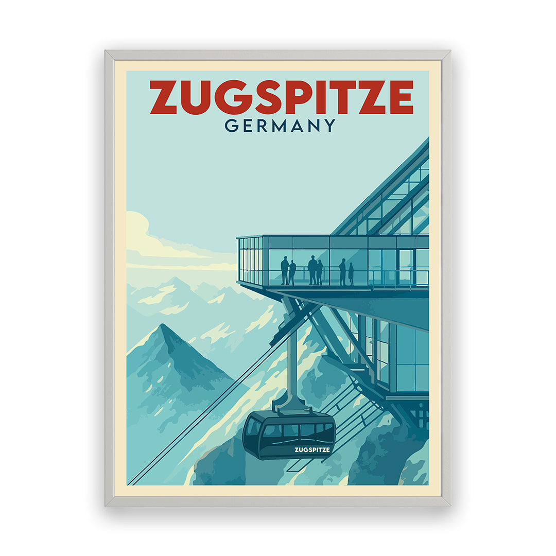 Zugspitze Deutschland Kunstdruck
