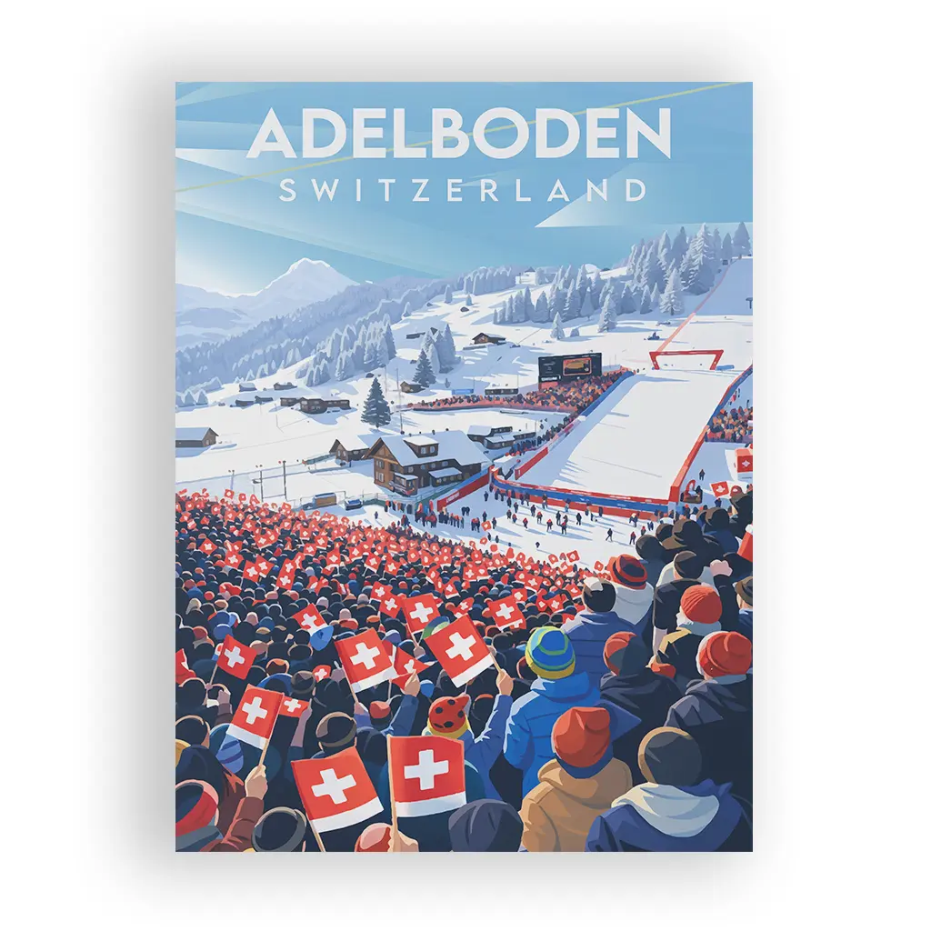 Adelboden Alu ohne Rahmen