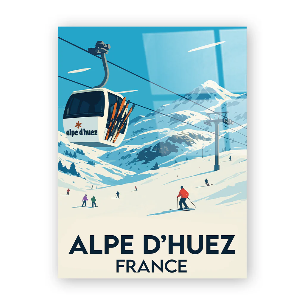 alpe-d-huez Acryl ohne Rahmen