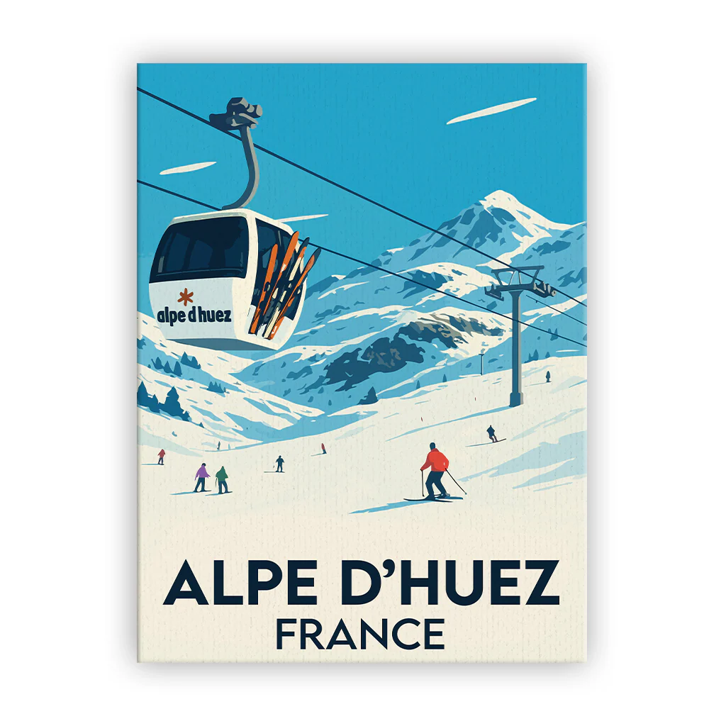 alpe-d-huez Leinwand ohne Rahmen