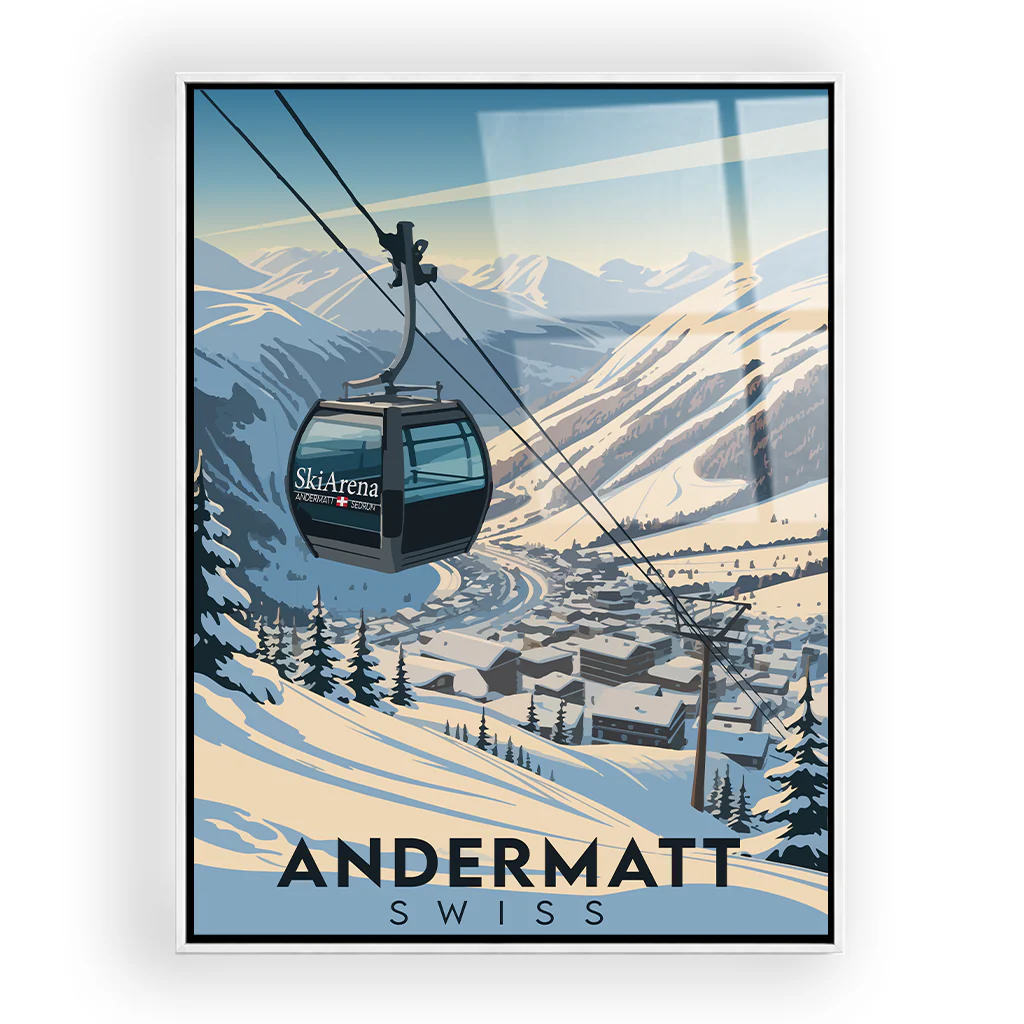 andermatt acryl_rahmen_weiss