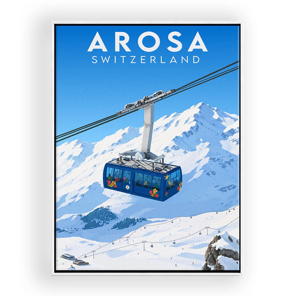 arosa leinwand_rahmen_weiss