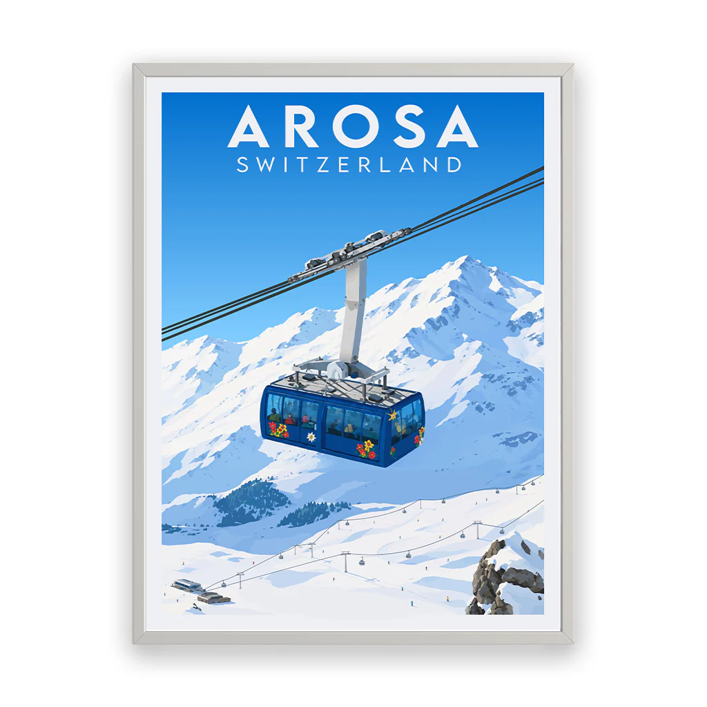 arosa poster_rahmen_weiss