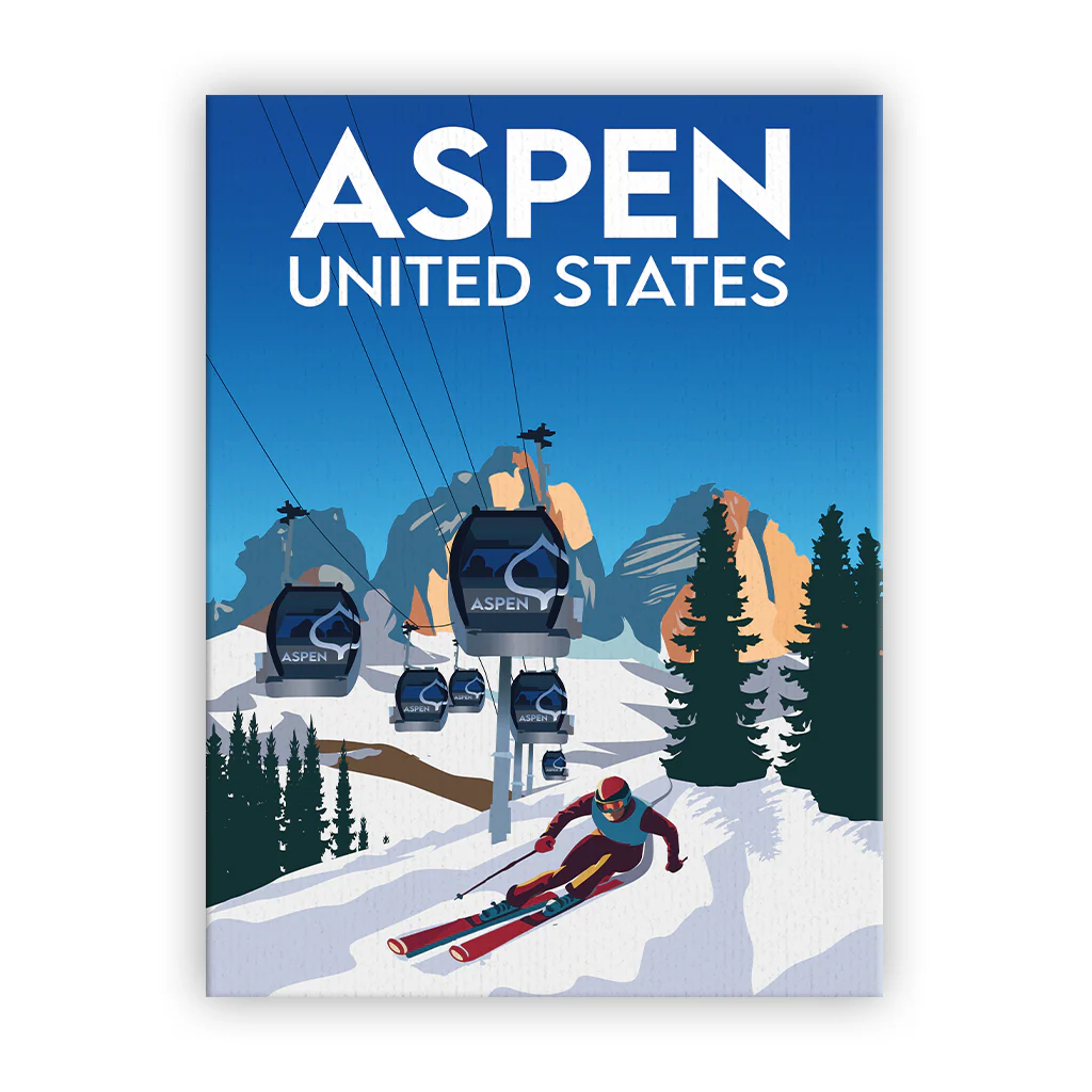 aspen Leinwand ohne Rahmen