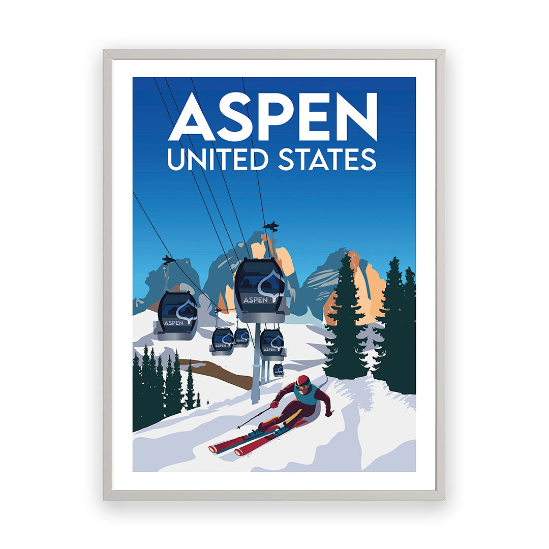 Aspen USA Kunstdruck
