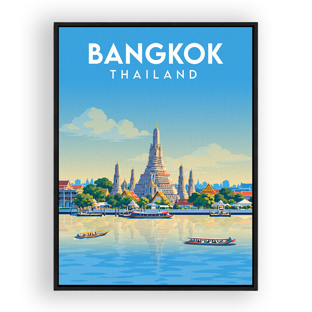 bangkok leinwand_rahmen_schwarz